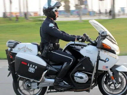 LAPD Retirement Kawasaki Motorcycle Flyer